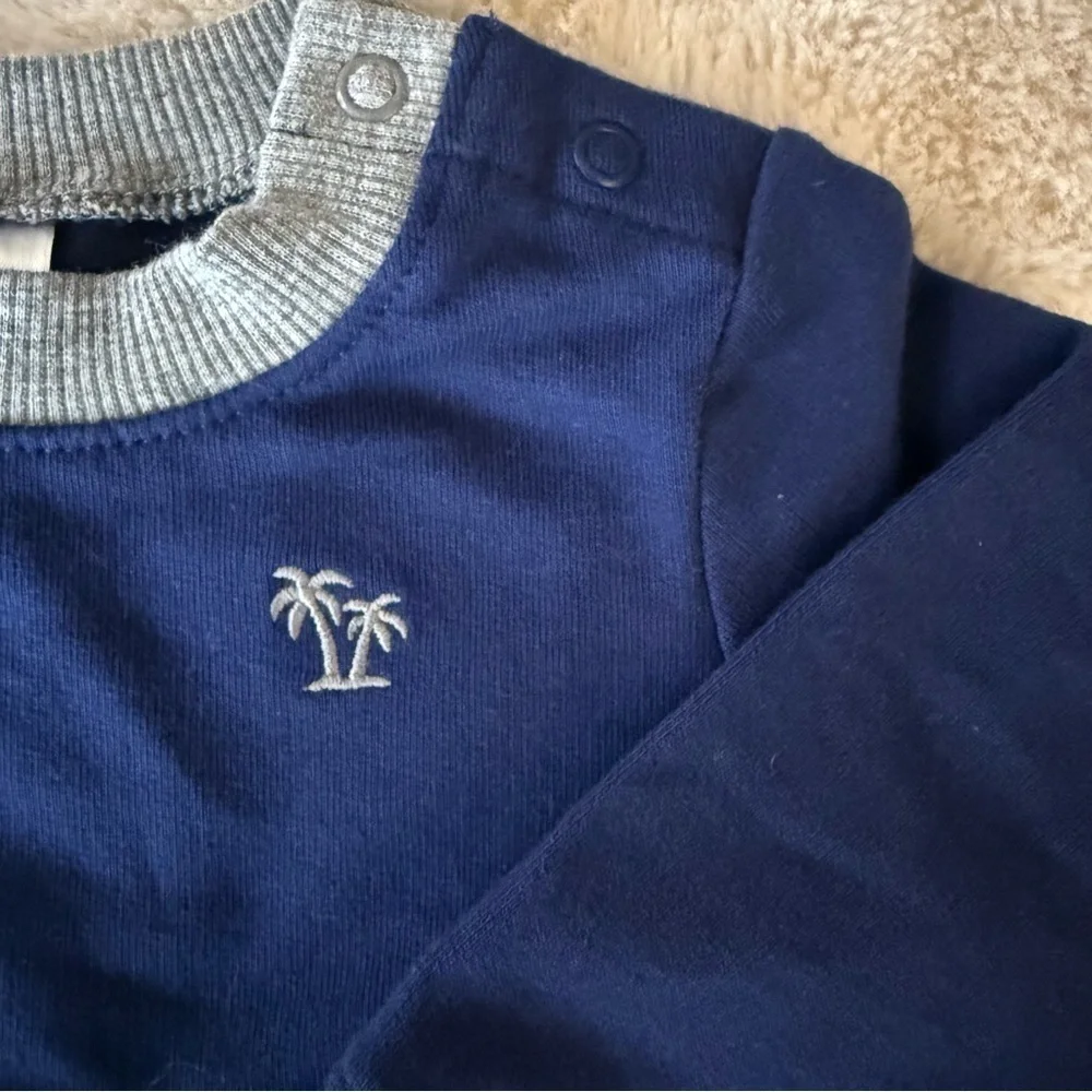 NWT Carters long sleeve lightweight sweatshirt and matching shorts set